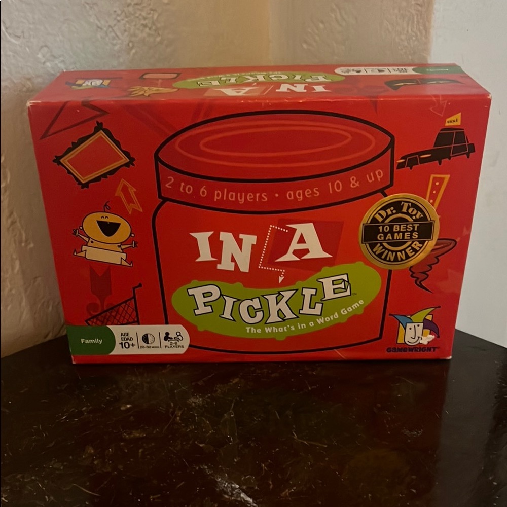 In a Pickle Word Game - Red